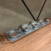 Carregar imagem no visualizador da galeria, Petisqueira Em Flandres Prata E Cobre Craw - Kit
